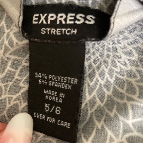 Express Faux Wrap Long Sleeve Dress - Picture 5 of 13